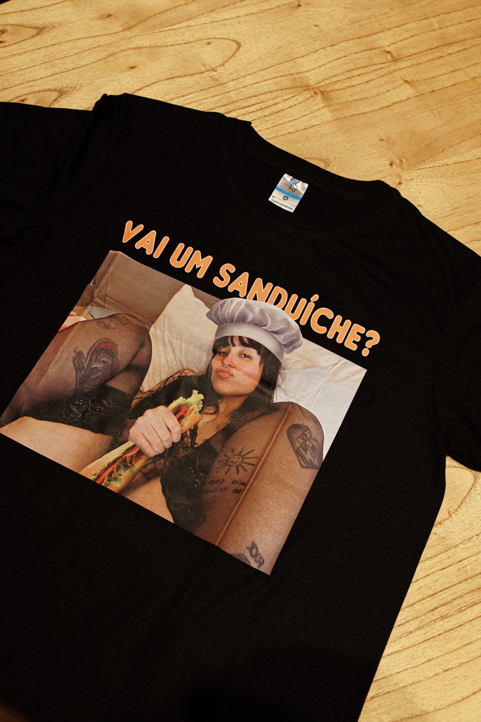 Camiseta - VAI UM SANDUICHE ?
